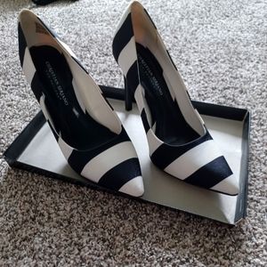 Striped heels from Christian Siriano